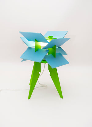 Desk Lamp Blue & Green