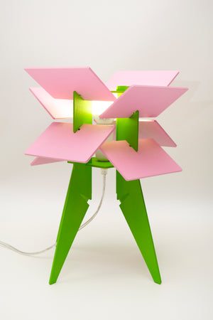 Table lamp Pink & Green