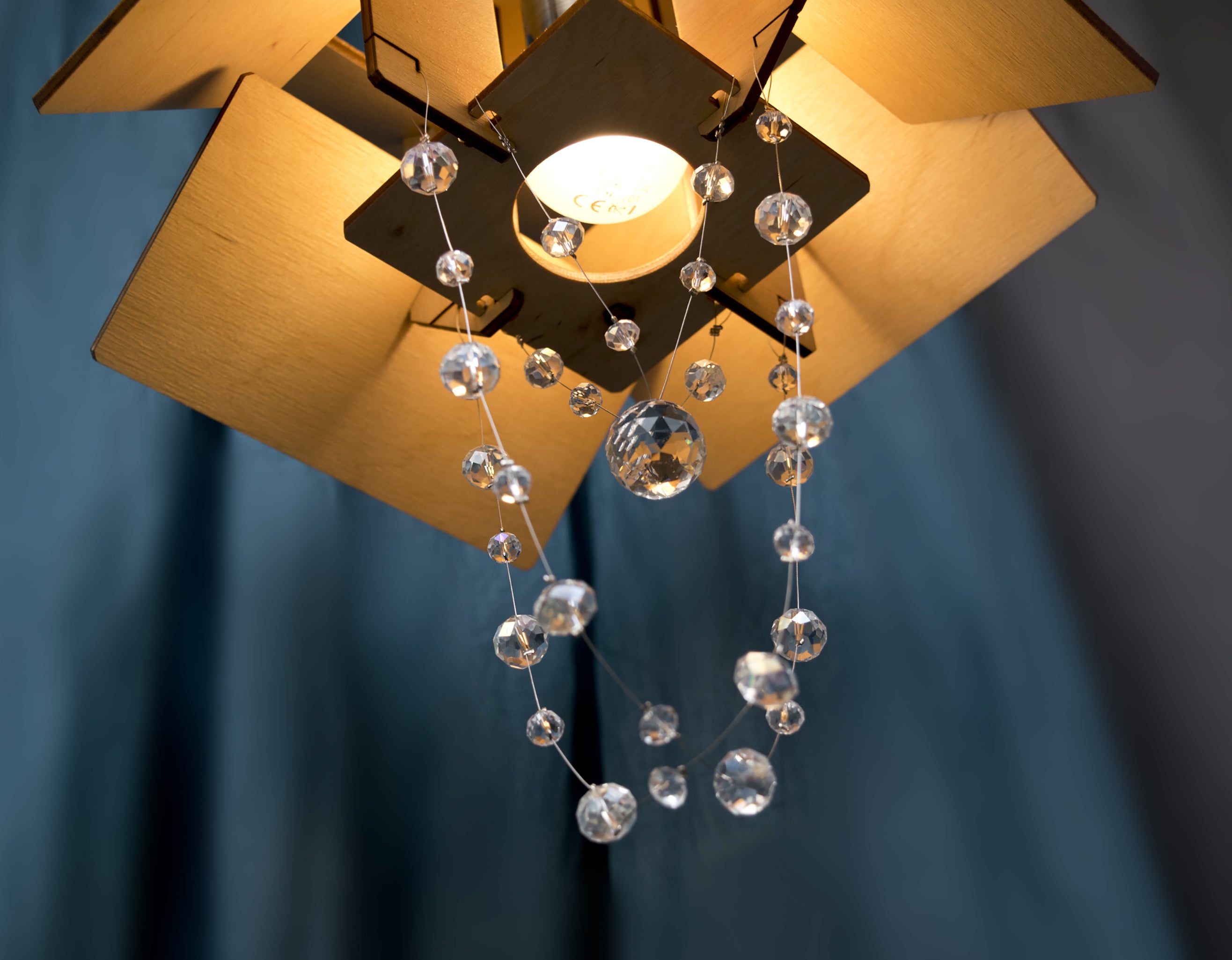 Pendant Lamps with Crystals "Butterfly"